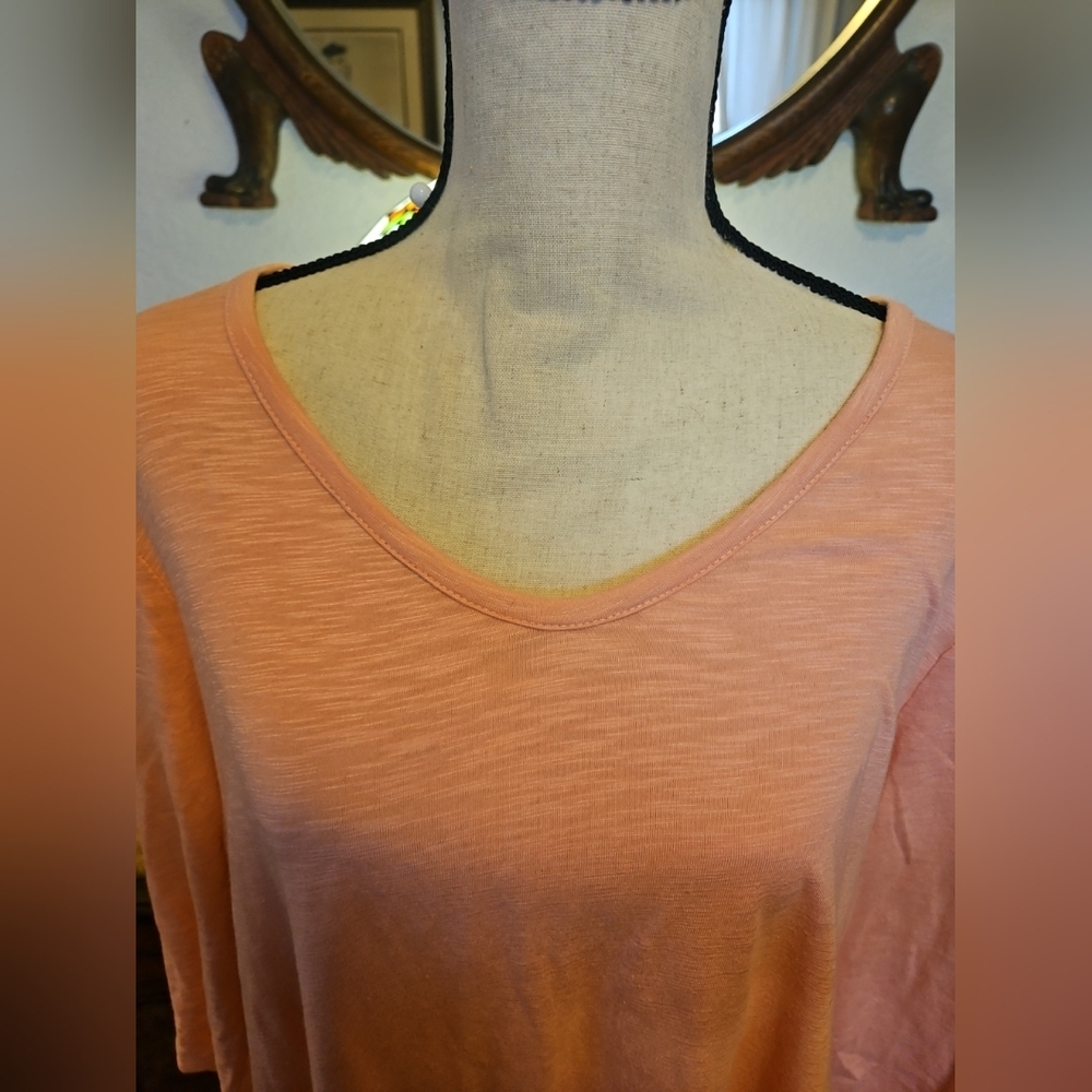 Chico's 3 (XL/16) "Ultimate Tee" 3/4 Sleeve Top - Picture 2 of 5